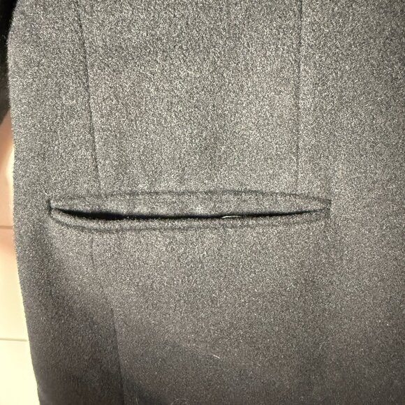 Hilton Club 100% Camel Hair Black Blazer Jacket Sports Coat Sz 44R - Picture 7 of 10